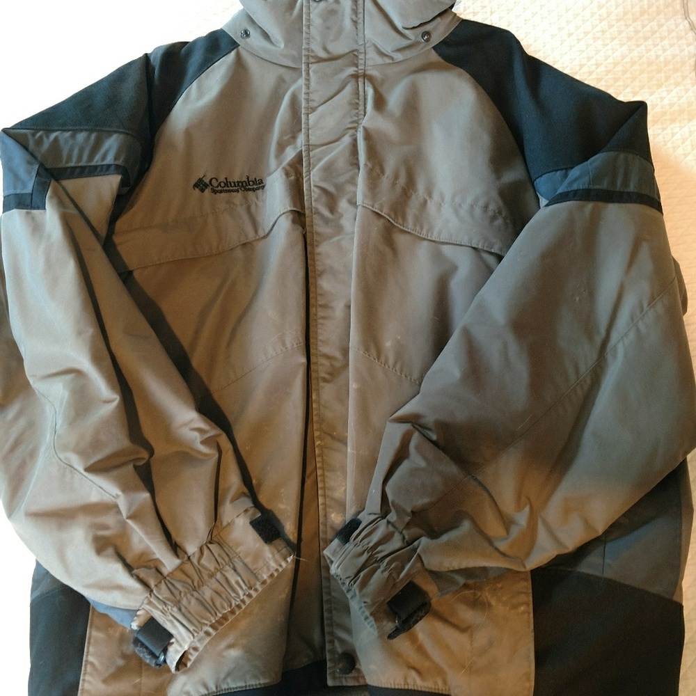 Mens Columbia Winter Coat with Jacket Shell